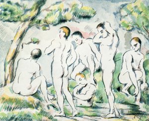 The Bathers, small plate